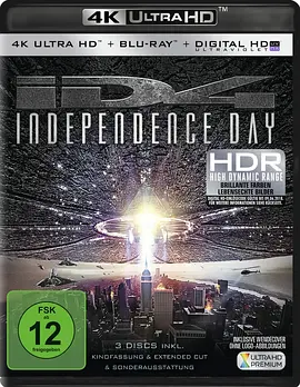 独立日 4K Independence Day (1996) / 地球捍卫战/ID4星际终结者(台) / 天煞-地球反击战(港) 2160p.BluRay.REMUX.HEVC.DTS-HD.MA.7.1-FGT【47.3GB】-4K视界