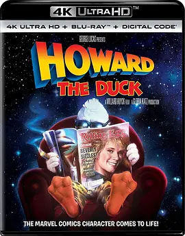 天降神兵 Howard the Duck (1986) / 霍华德怪鸭/天将神兵 / 霍华德鸭子 2160p.BluRay.REMUX.HEVC.DTS-X.7.1-FGT【52.63 GB】-4K视界