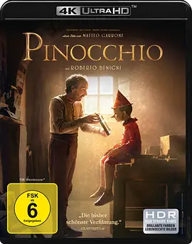 匹诺曹 4K Pinocchio (2019) / 皮诺丘的奇幻旅程(台)/木偶奇遇记 2160p.BluRay.REMUX.HEVC.DTS-HD.MA.5.1-FGT 【52.38 GB】-4K视界