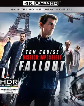 碟中谍6：全面瓦解 4K Mission: Impossible – Fallout (2018) / Mission: Impossible 6 / 碟中谍6/MI6 / 不可能的任务：全面瓦解(台) / 职业特工队：叛逆之谜(港) 2160p.BluRay.REMUX.HEV-4K视界