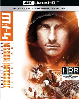 碟中谍4 4K Mission: Impossible - Ghost Protocol (2011) / 不可能的任务：鬼影行动(台) / 职业特工队4 / M: I 4/职业特工队：鬼影约章(港) / 不可能的任务4 / 碟中谍：幽灵协议 2160p.BluRay.REMUX-4K视界