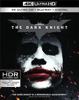 蝙蝠侠：黑暗骑士 4K The Dark Knight (2008) / TDK / 蝙蝠侠6：暗夜骑士 / 黑暗骑士(台)/Batman: The Dark Knight / 蝙蝠侠-黑夜之神(港) / 蝙蝠侠前传2：黑暗骑士 2160p.BluRay.REMUX.HEVC.D-4K视界