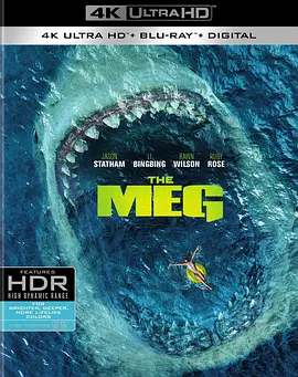 巨齿鲨 4K The Meg (2018) / 麦格/极悍巨鲨(港) 2160p.BluRay.REMUX.HEVC.DTS-HD.MA.TrueHD.7.1.Atmos-FGT【49.1GB】 1080p.3D.BluRay.AVC.DTS-HD.MA.5.1【38.23 GB-4K视界