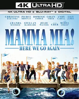 妈妈咪呀2 4K Mamma Mia! Here We Go Again (2018) / 妈妈咪呀！开心再嚟(港)/妈妈咪呀！回来了(台) 2160p.BluRay.REMUX.HEVC.DTS-HD.MA.TrueHD.7.1.Atmos-FGT【47.4GB】-4K视界