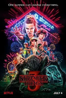 怪奇物语 第三季 Stranger Things Season 3 (2019)/ 2160p.NF.WEBRip.x265.10bit.HDR.DDP5.1-HDRISTRASH【49.79 GB】-4K视界