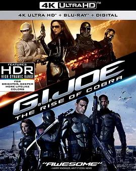 特种部队：眼镜蛇的崛起 4K G.I. Joe: The Rise of Cobra (2009) / 义勇群英之毒蛇风暴/义勇群英：毒蛇危机(港) / 百战英雄 2160p.BluRay.REMUX.HEVC.DTS-HD.MA.5.1-FGT【55.06GB】-4K视界