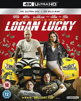 神偷联盟 4K Logan Lucky (2017) / 幸运的罗根/卢根急转弯(港) / 罗根好好运(台) 2160p.BluRay.REMUX.HEVC.DTS-HD.MA.5.1-FGT【54.7GB】-4K视界