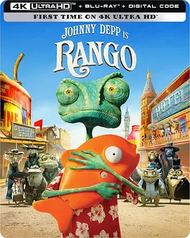 兰戈 Rango (2011) / 马拉高(港) / 雷人哥 / 里戈/飙风雷哥(台) / 荒漠大冒险 / 宠物大冒险 / 兰格 2160p UHD Blu-ray Remux DoVi HDR HEVC DTS-HD MA 5.1-E.N.D【55.06 GB】-4K视界