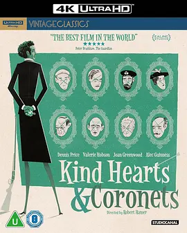 仁心与冠冕 Kind Hearts and Coronets (1949) / 好心肠与王冠/慈悲心肠 2160p.UHD.BluRay.REMUX.HDR.HEVC.FLAC.2.0-TRiToN【68.05 GB】-4K视界