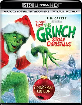 圣诞怪杰 4K How the Grinch Stole Christmas (2000) / 格林奇偷走圣诞节 / 鬼灵精(台)/格林奇 / 格林驰如何偷走圣诞？ 2160p.BluRay.REMUX.HEVC.DTS-X.7.1-FGT【51.7GB】-4K视界