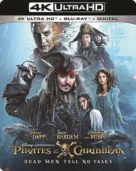 加勒比海盗5：死无对证 4K Pirates of the Caribbean 5 / 加勒比海盗：恶灵启航(港)/加勒比海盗 神鬼奇航：死无对证(台) 2160p.BluRay.REMUX.HEVC.DTS-HD.MA.TrueHD.7.1.Atmos-FGT【59.6GB】-4K视界