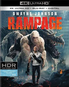 狂暴巨兽 4K Rampage (2018) / 毁灭大作战(台) / 狂暴/末日困兽战(港) / 狂暴：世纪浩劫 / 怪兽大破坏 2160p.BluRay.REMUX.HEVC.DTS-HD.MA.TrueHD.7.1.Atmos-FGT【53.97GB】 1080p.3D.B-4K视界