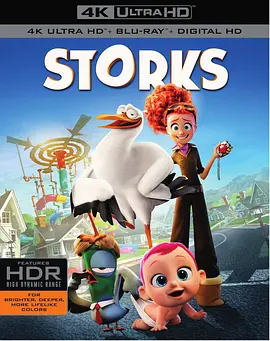 逗鸟外传：萌宝满天飞 4K Storks (2016) / 送子鸟(台) / 鹳/BB宅急便(港) / 送子鹤 2160p.BluRay.REMUX.HEVC.DTS-HD.MA.7.1-FGT【49.3GB】 1080p.3D.BluRay.AVC.DTS-HD.MA.7.1【-4K视界