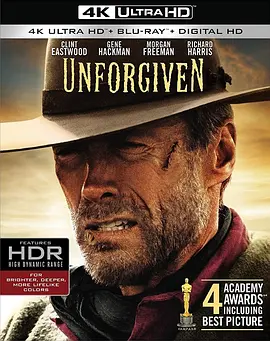 不可饶恕 4K Unforgiven (1992) / The William Munny Killings / 杀无赦(台)/The Cut Whore Killings / 不被饶恕的人 / 豪情盖天(港) 2160p.BluRay.REMUX.HEVC.DTS-HD.MA.-4K视界