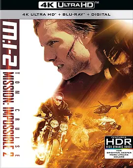 碟中谍2 4K Mission: Impossible II (2000) / 不可能的任务2(台) / 职业特工队2(港)/M: I 2 / 碟中谍II 2160p.BluRay.REMUX.HEVC.TrueHD.5.1-FGT【54.9GB】-4K视界