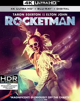 火箭人 4K Rocketman (2019) / Rocketman/摇滚太空人(港) / 火箭客 2160p.BluRay.REMUX.HEVC.DTS-HD.MA.TrueHD.7.1.Atmos-FGT【78.6GB】-4K视界