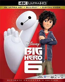 超能陆战队 4K Big Hero 6 (2014) / (●—●) / 大英雄天团(台)/Big Hero 6 / 六大英雄 / 大英雄联盟(港) 2160p.BluRay.REMUX.HEVC.DTS-HD.MA.TrueHD.7.1.Atmos-FGT【52.8GB】 10-4K视界