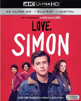 爱你，西蒙 4K Love, Simon (2018) / 抱抱我的初恋(港) / 爱你的西蒙/亲爱的初恋(台) / 西蒙和他的出柜日记 / 爱，赛蒙 2160p.BluRay.REMUX.HEVC.DTS-HD.MA.5.1-FGT【57.00GB】-4K视界