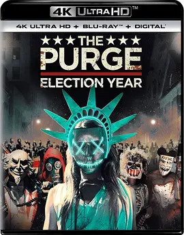 人类清除计划3 4K The Purge: Election Year (2016)/ 人类清除计划：无法无天 / 国定杀戮日：大选狂屠(港)/The Purge 3 / 国定杀戮日：大选之年(台) / 新人类清除计划 2160p.BluRay.REMUX.HEVC.DTS-X.-4K视界