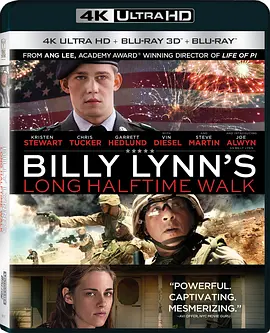 比利·林恩的中场战事 4K Billy Lynn’s Long Halftime Walk (2016) / 半场无战事 / 比利·林漫长的中场行走/中场休息 / 比利·林恩漫长的中场休息 2160p.BluRay.REMUX.HEVC.DTS-HD.MA.TrueHD.7.1.-4K视界