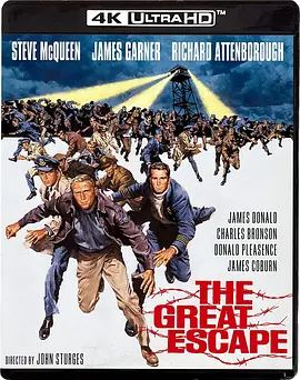 大逃亡 The Great Escape (1963) / 第三集中营(台) / 绝处逢生/龙虎榜(港) / 胜利大逃亡 / 胜利逃亡 2160p.BluRay.REMUX.HEVC.SDR.DTS-HD.MA.5.1【86.03 GB】-4K视界