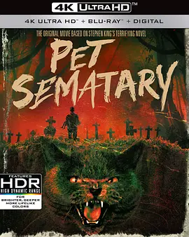 宠物坟场 4K Pet Sematary (1989) / 宠物公墓/夜半仔敲门 / 禁入坟场 2160p.BluRay.REMUX.HEVC.DTS-HD.MA.5.1-FGT 【49.71 GB】-4K视界