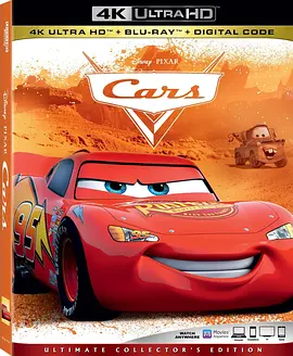 赛车总动员 4K Cars (2006) / 反斗车王(港) / 汽车总动员/Cars / 小汽车的故事 / 飞车正传 2160p.BluRay.REMUX.HEVC.TrueHD.7.1.Atmos-FGT 【41.90 GB】-4K视界